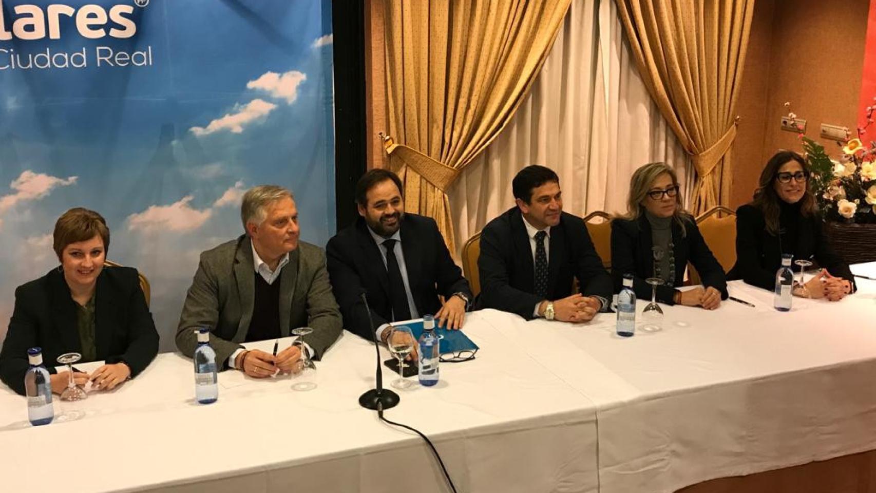 Paco Núñez en el encuentro informativo del PP en Ciudad Real.