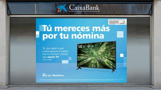 Imagen de la campaña de CaixaBank.