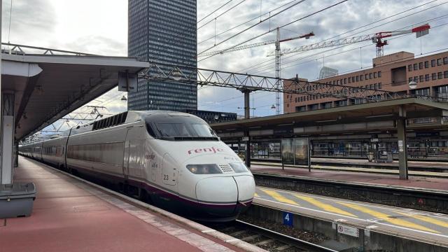Llegada de un AVE de Renfe a Lyon.