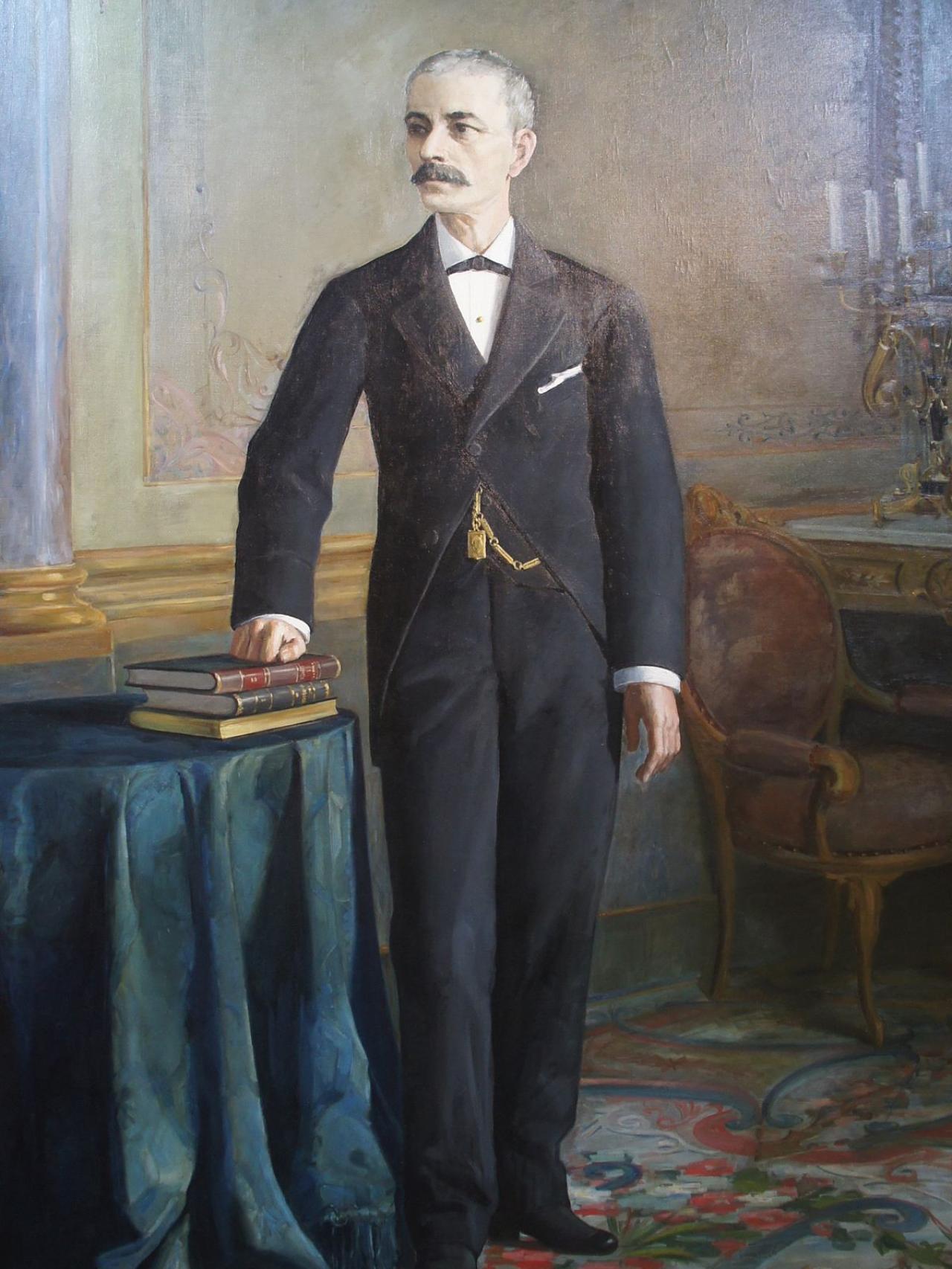 Retrato de José Ballester pintado por Checa con 19 años.