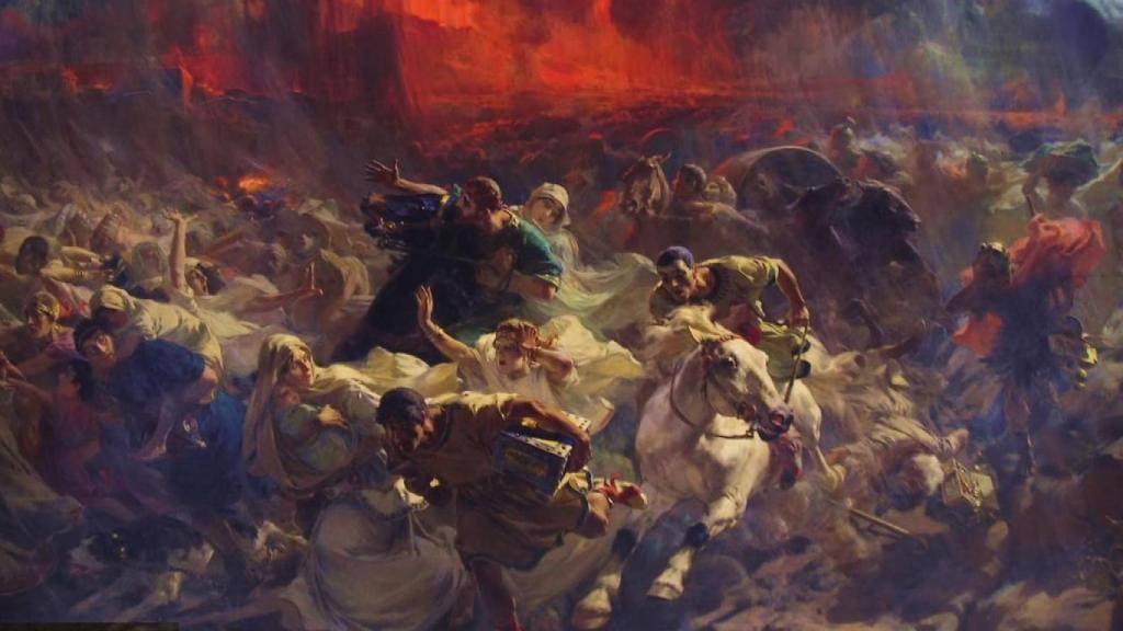 Los últimos días de Pompeya, de Ulpiano Checa.