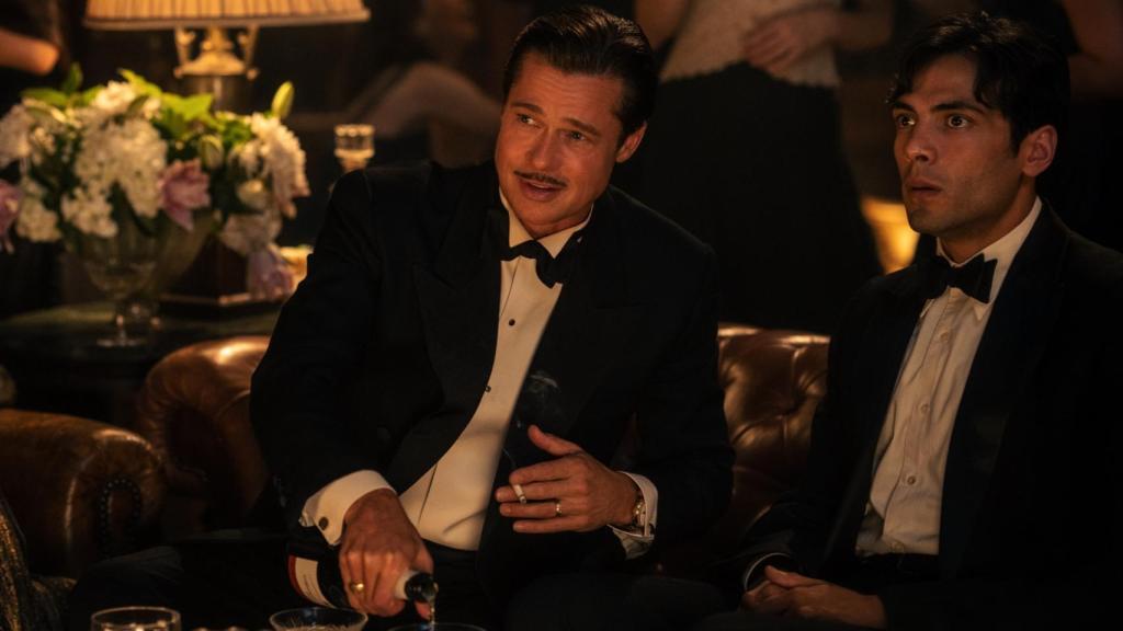 Pitt y Calva en un momento del filme