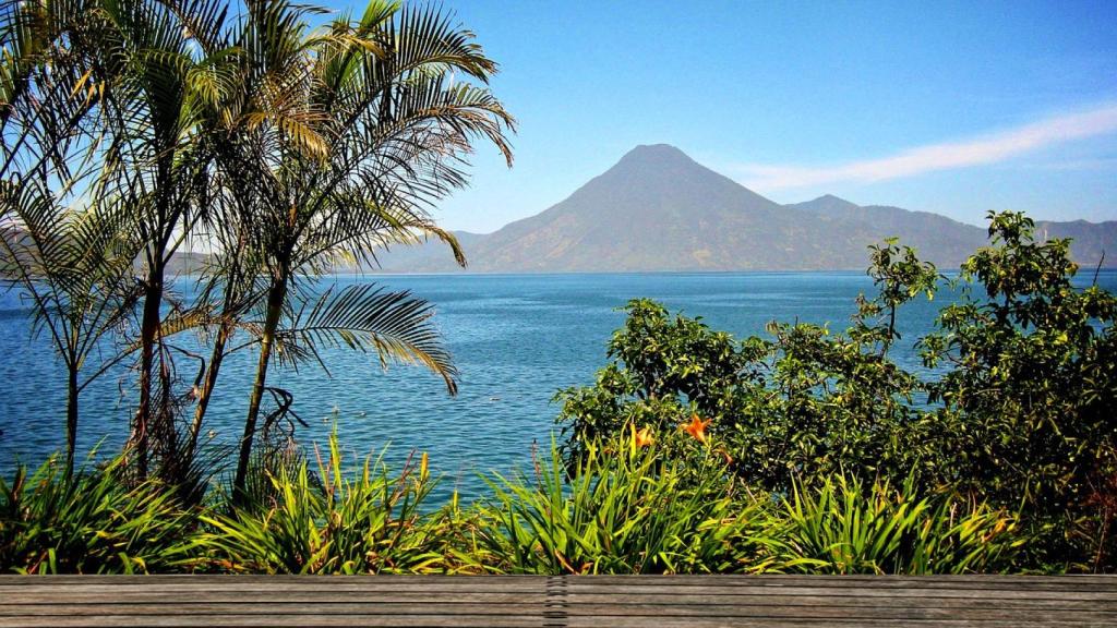 Lago de Atitlán en Guatemala.