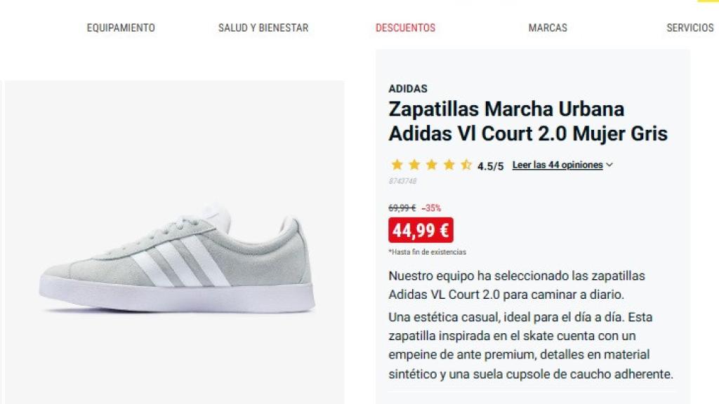 Zapatillas Adidas mujer.