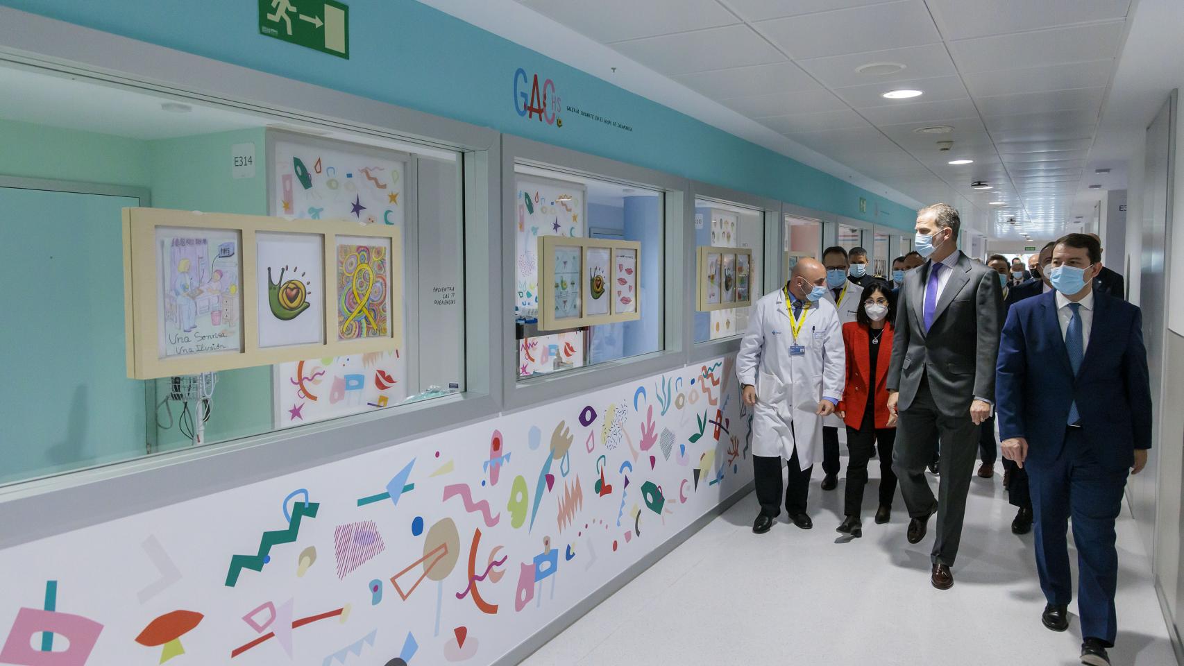 Visita del Rey Felipe VI al nuevo Hospital de Salamanca