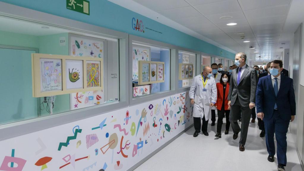 Visita del Rey Felipe VI al nuevo Hospital de Salamanca