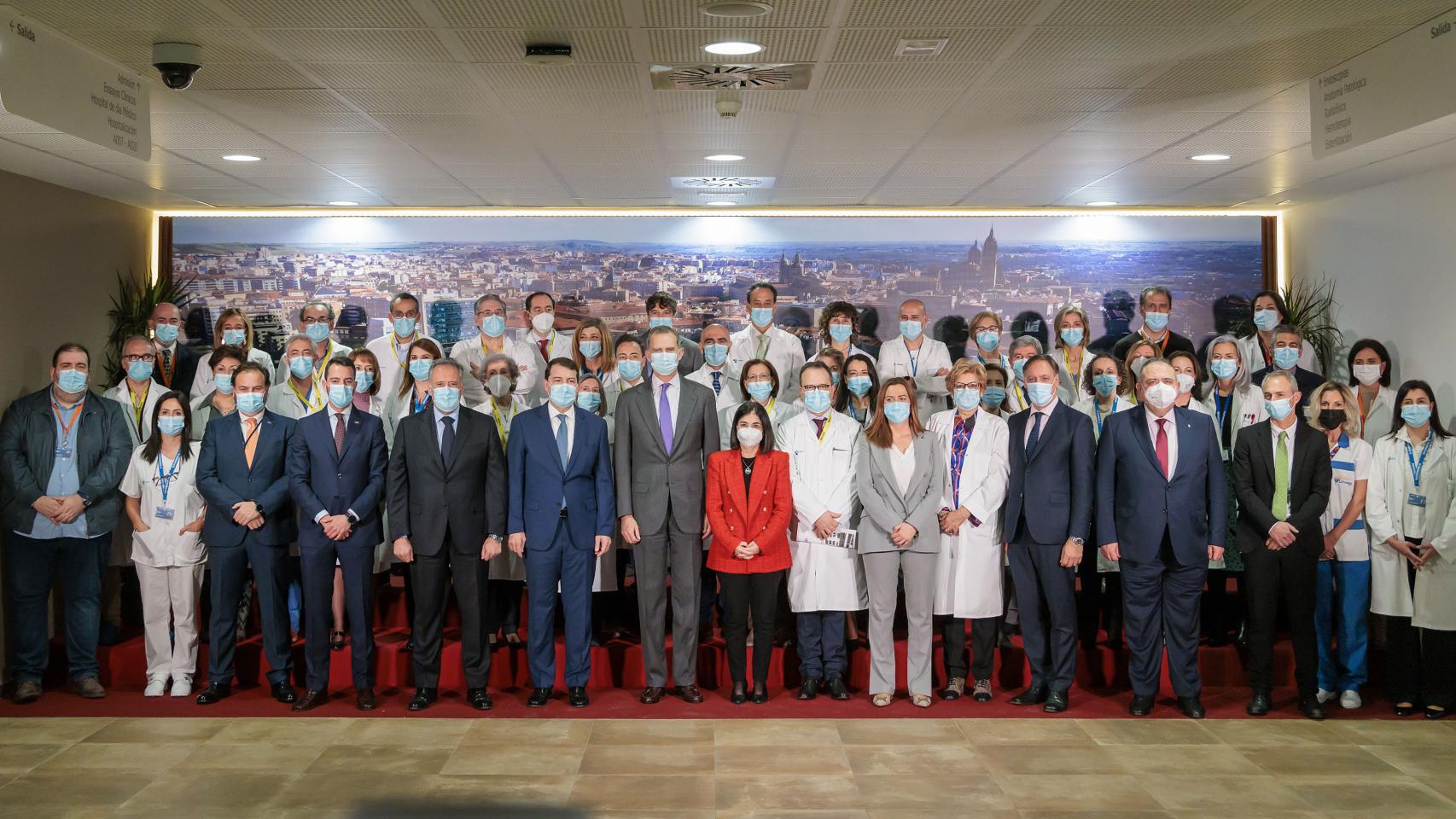 Visita del Rey Felipe VI al nuevo Hospital de Salamanca