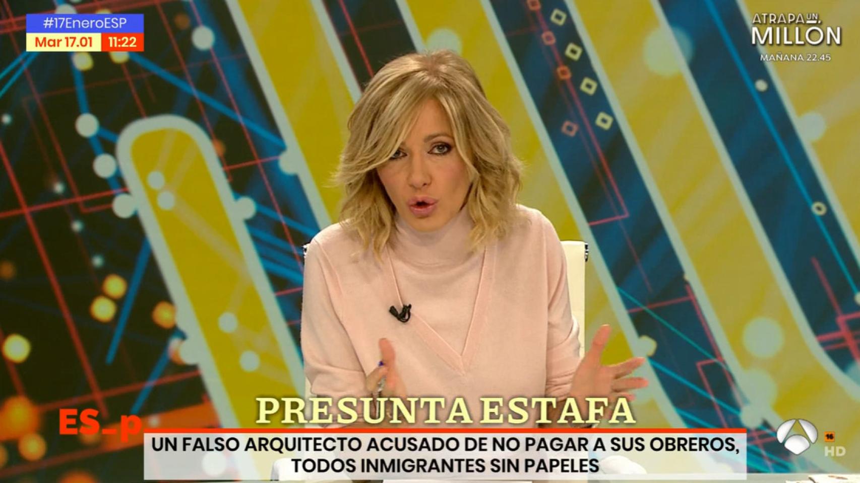Susanna Grisno no puede contener su enfado en 'Espejo Público': Es una desfachatez tremenda