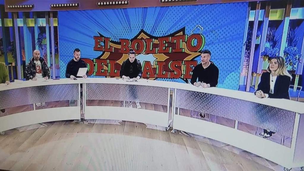 Imagen filtrada de la grabación del piloto de Paz Padilla con Unicorn.