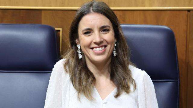 Irene Montero en el Parlamento.
