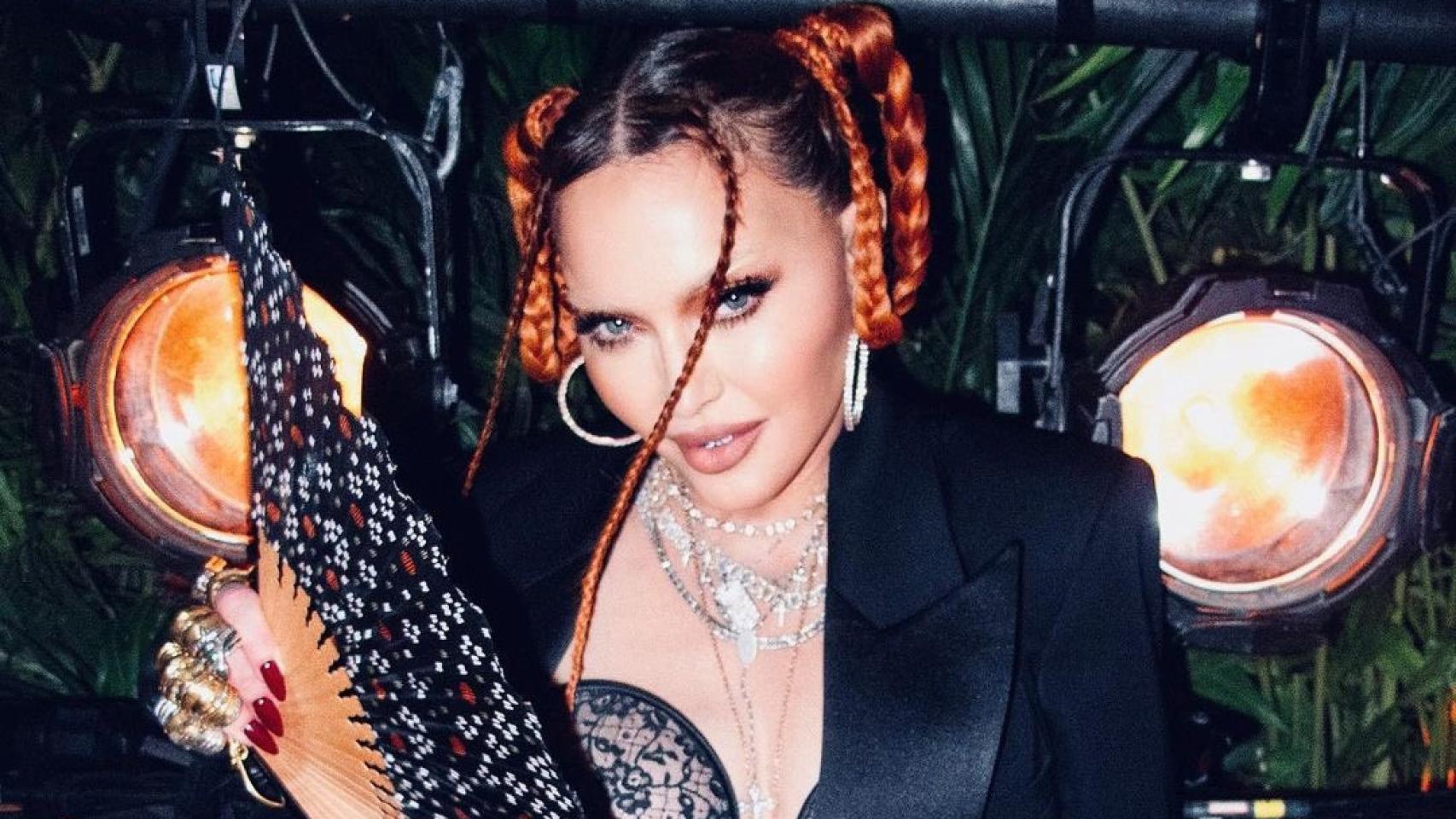 Madonna en una imagen subida a su perfil de Twitter en diciembre de 2022