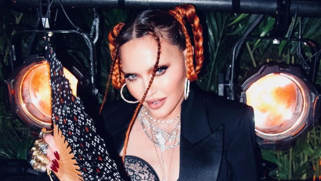 Madonna en una imagen subida a su perfil de Twitter en diciembre de 2022