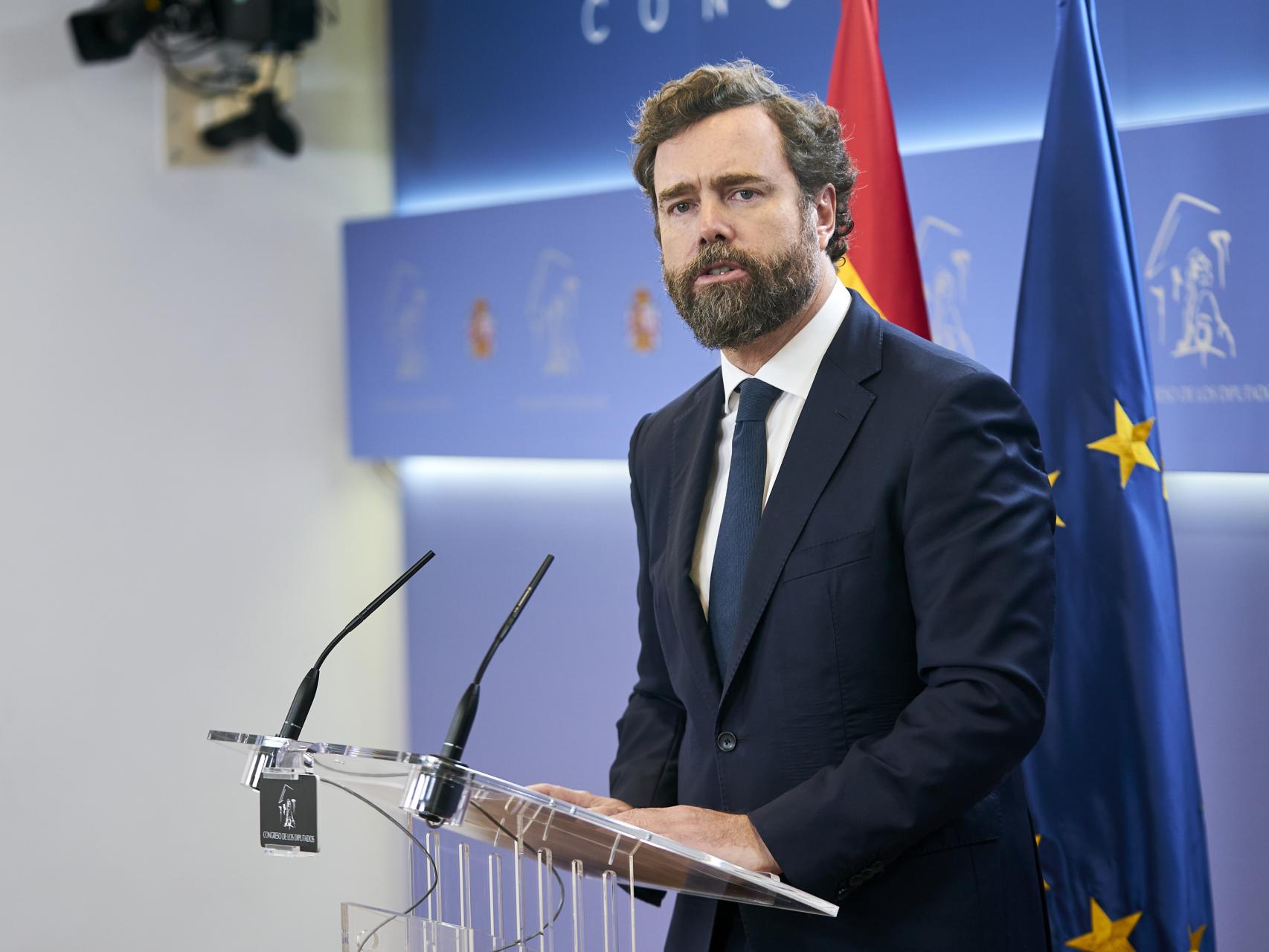 El portavoz parlamentario de Vox, Iván Espinosa de los Monteros, en una imagen de archivo.