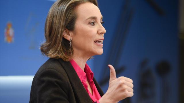 La secretaria general y portavoz parlamentaria del PP, Cuca Gamarra.