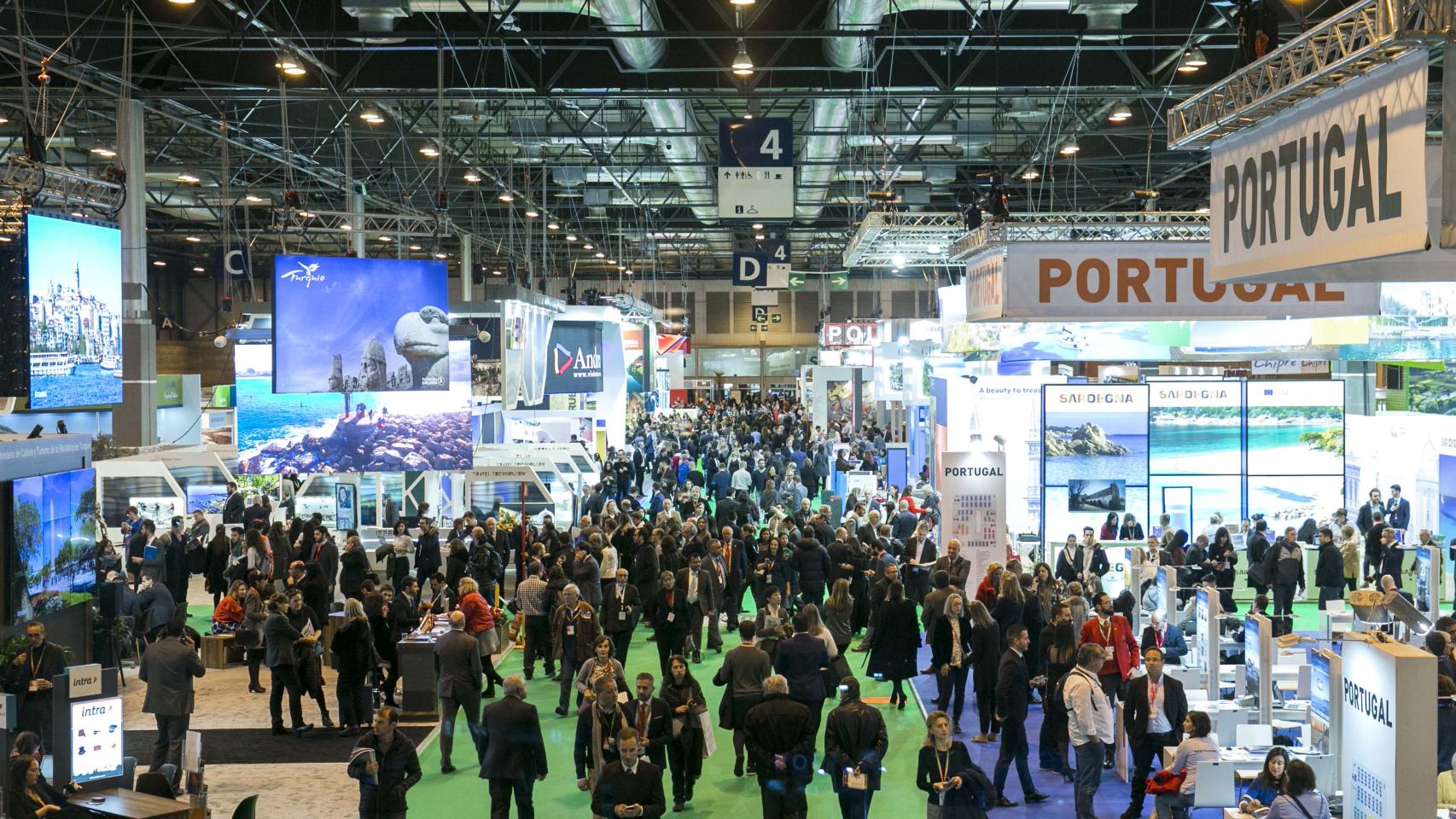Uno de los pabellones de IFEMA durante Fitur.