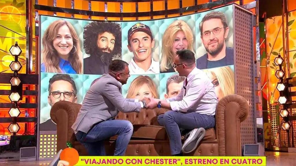 Risto Mejide y Jorge Javier Vázquez en 'Sálvame'