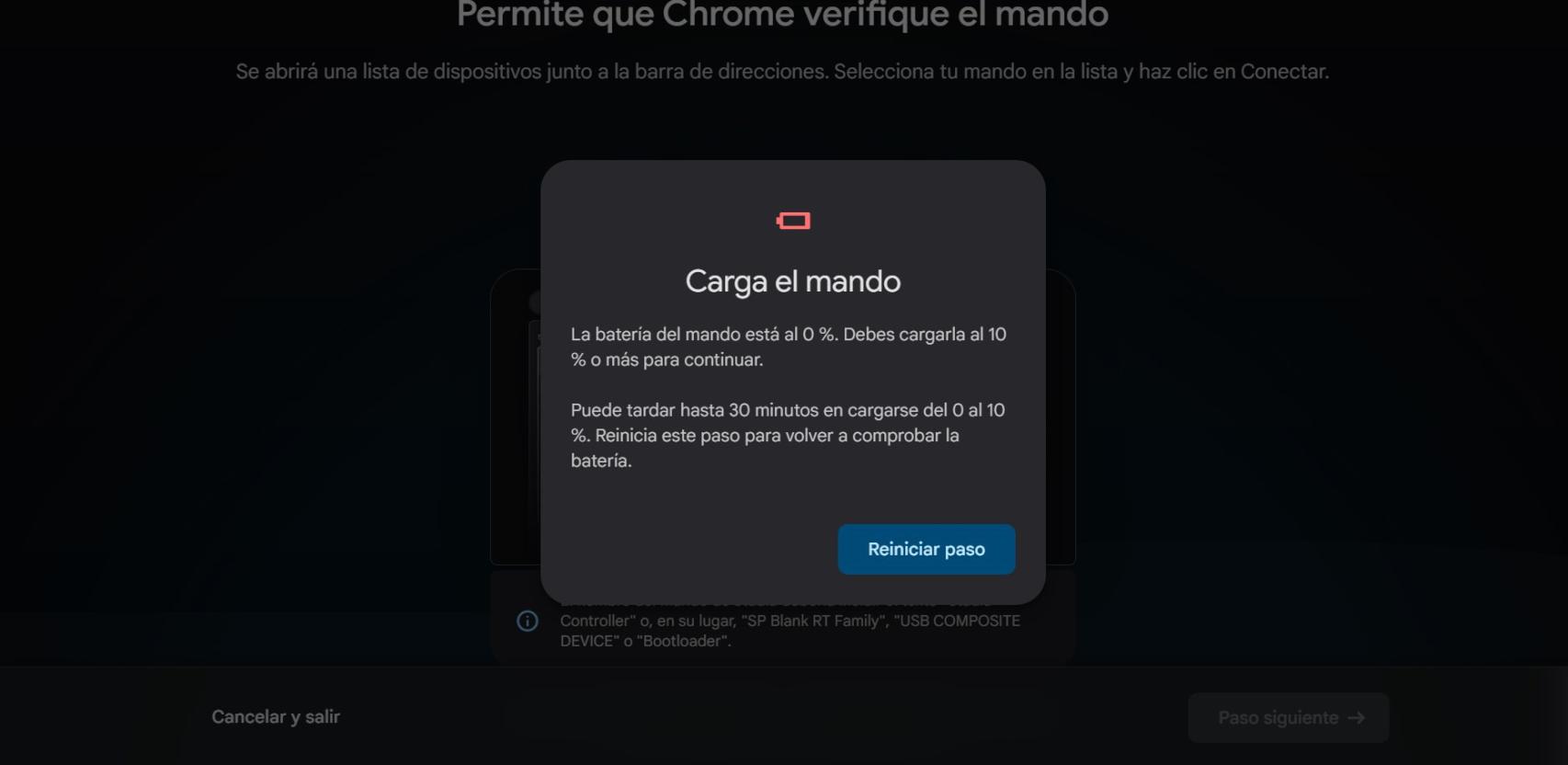Cargar el mando de Stadia para el cambio