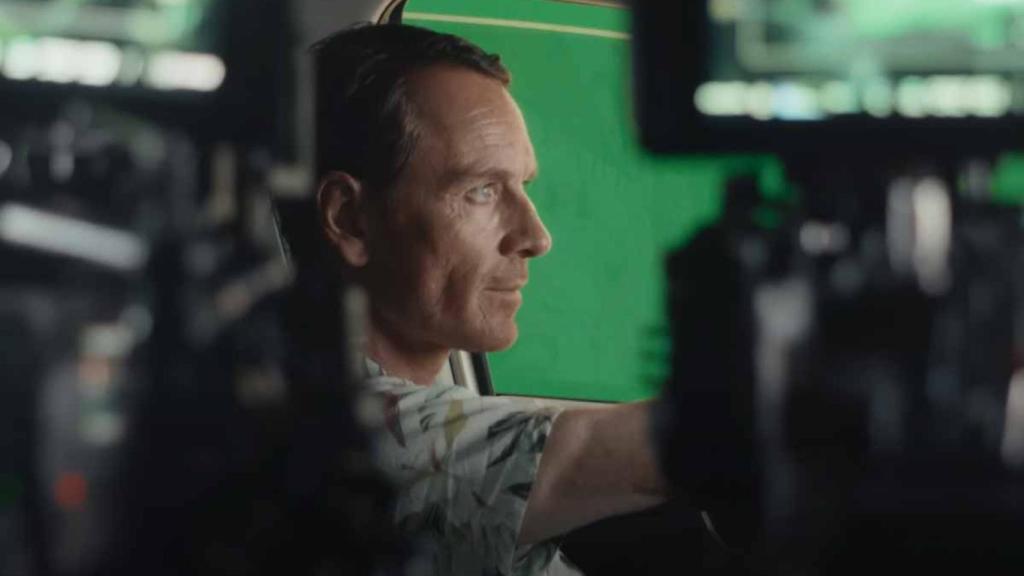 Michael-Fassbender en el rodaje de 'The Killer'.