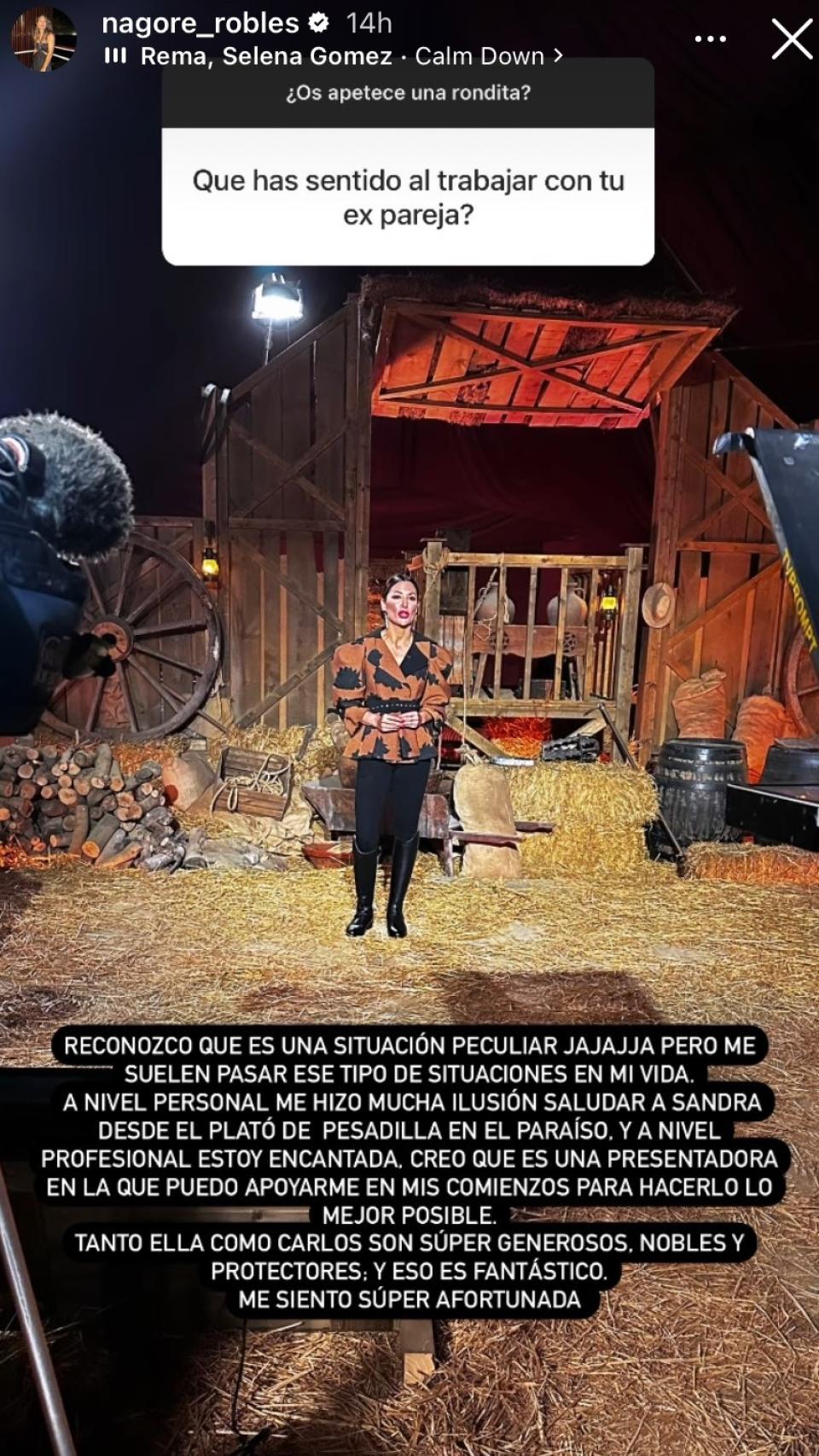 Instagram Nagore Robles.