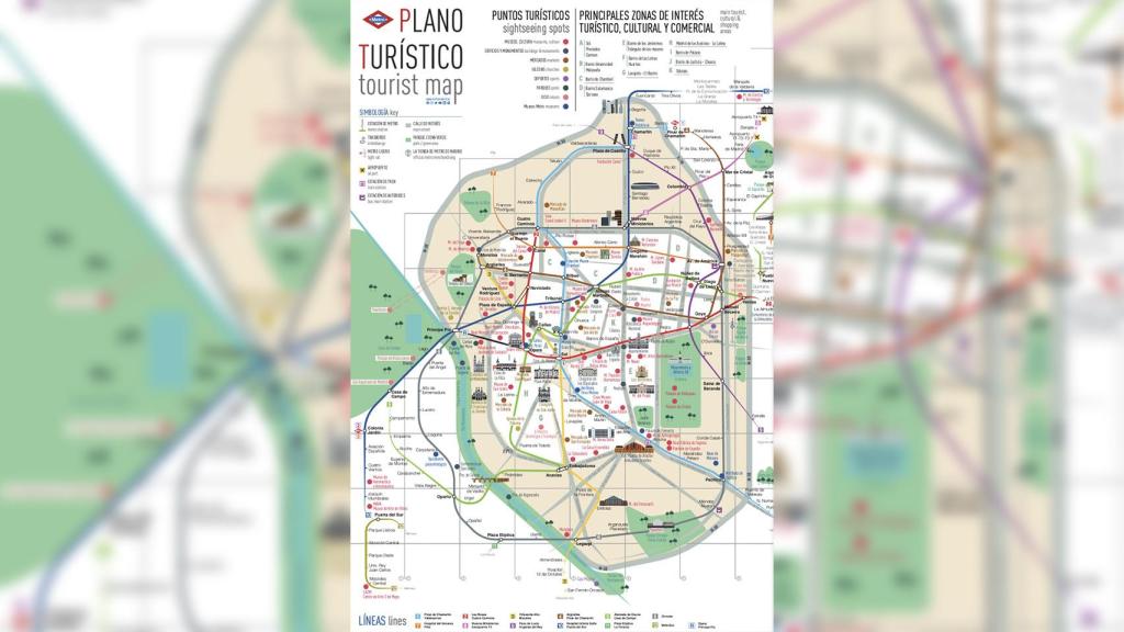 Mapa presentado este miércoles en Fitur.
