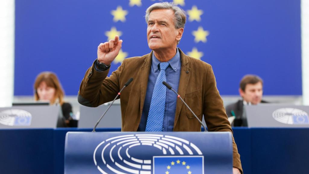 El eurodiputado del PSOE Juan Fernando López Aguilar ha defendido la actuación del Gobierno de Sánchez en el debate en la Eurocámara