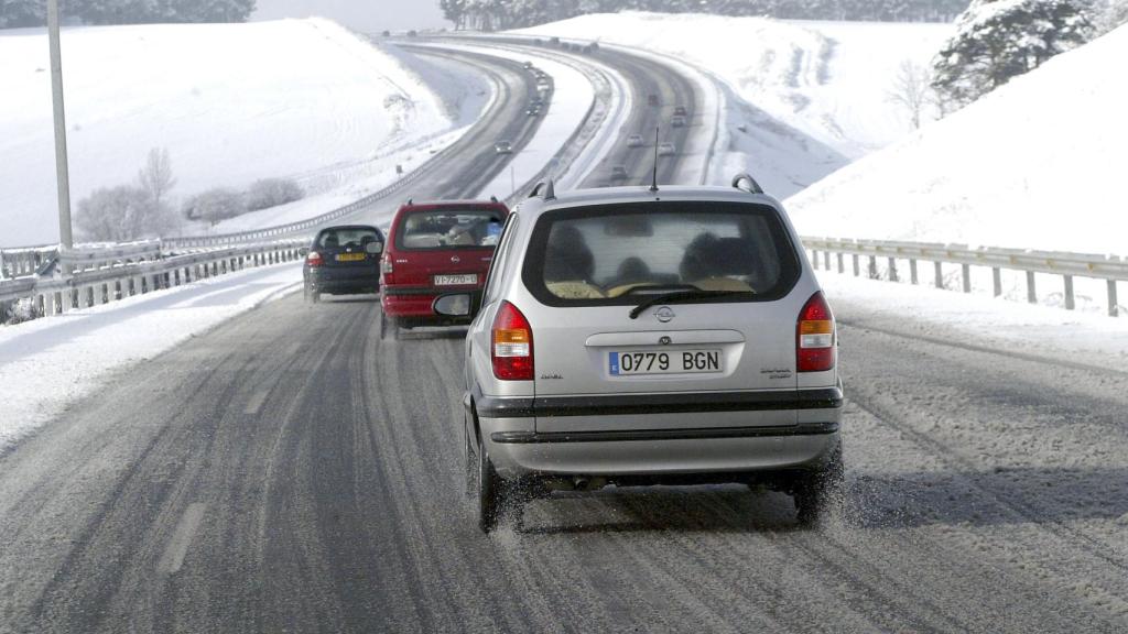 Nevada en la provincia de Burgos el 25 de diciembre de 2004