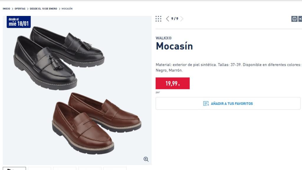 Mocasín.