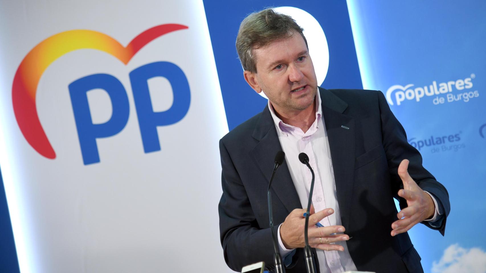 El vicesecretario de Acción Parlamentaria y Electoral del PP de Castilla y León, Javier Lacalle