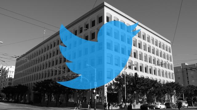 Sede de oficinas de Twitter en un fotomontaje.