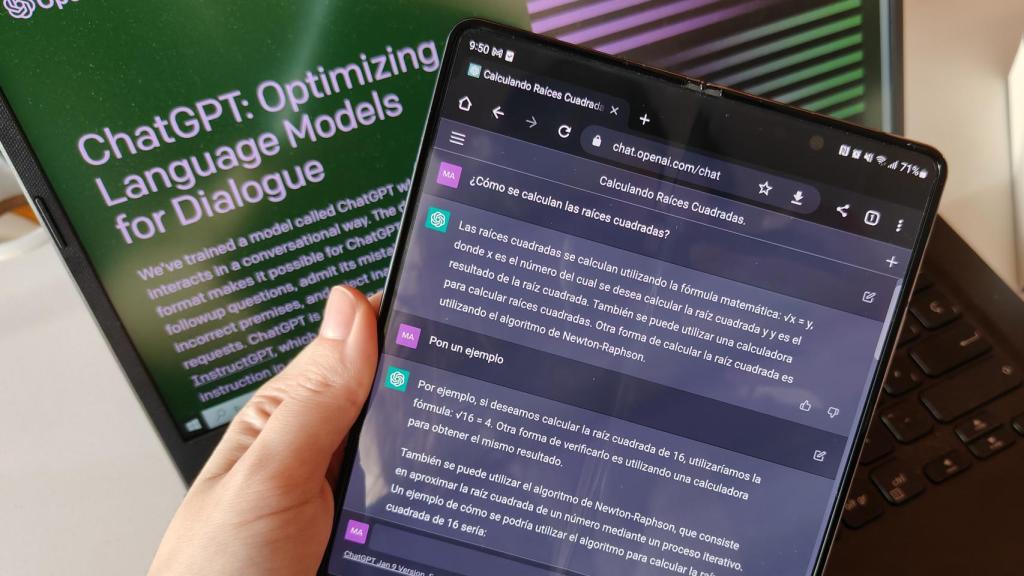 ChatGPT ayudando en matemáticas