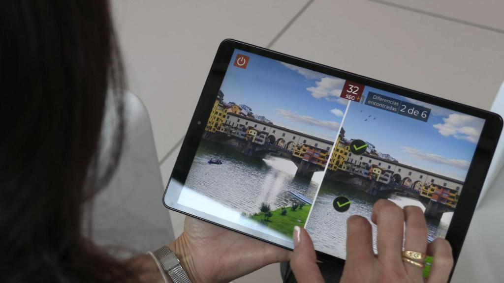 Uno de los minijuegos de OpticTrain.
