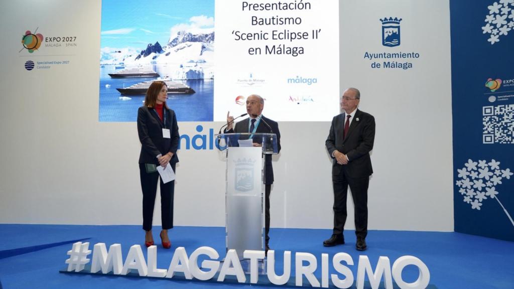 Acto en Fitur para dar a conocer el acuerdo con la naviera Scenic.