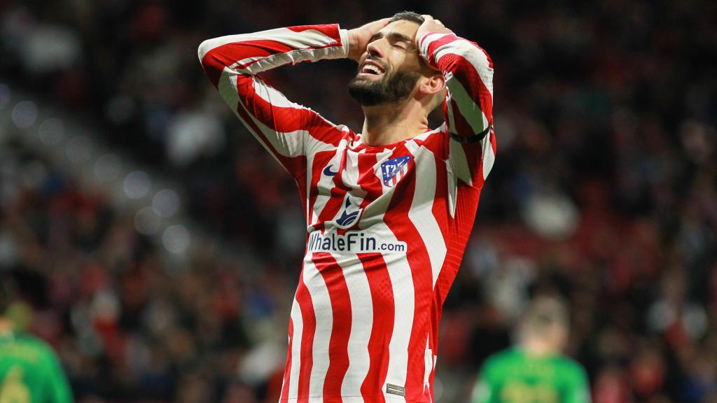 Yannick Carrasco, con el Atlético de Madrid