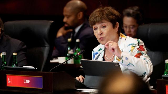 Kristalina Georgieva, presidenta del Fondo Monetario Internacional (FMI).