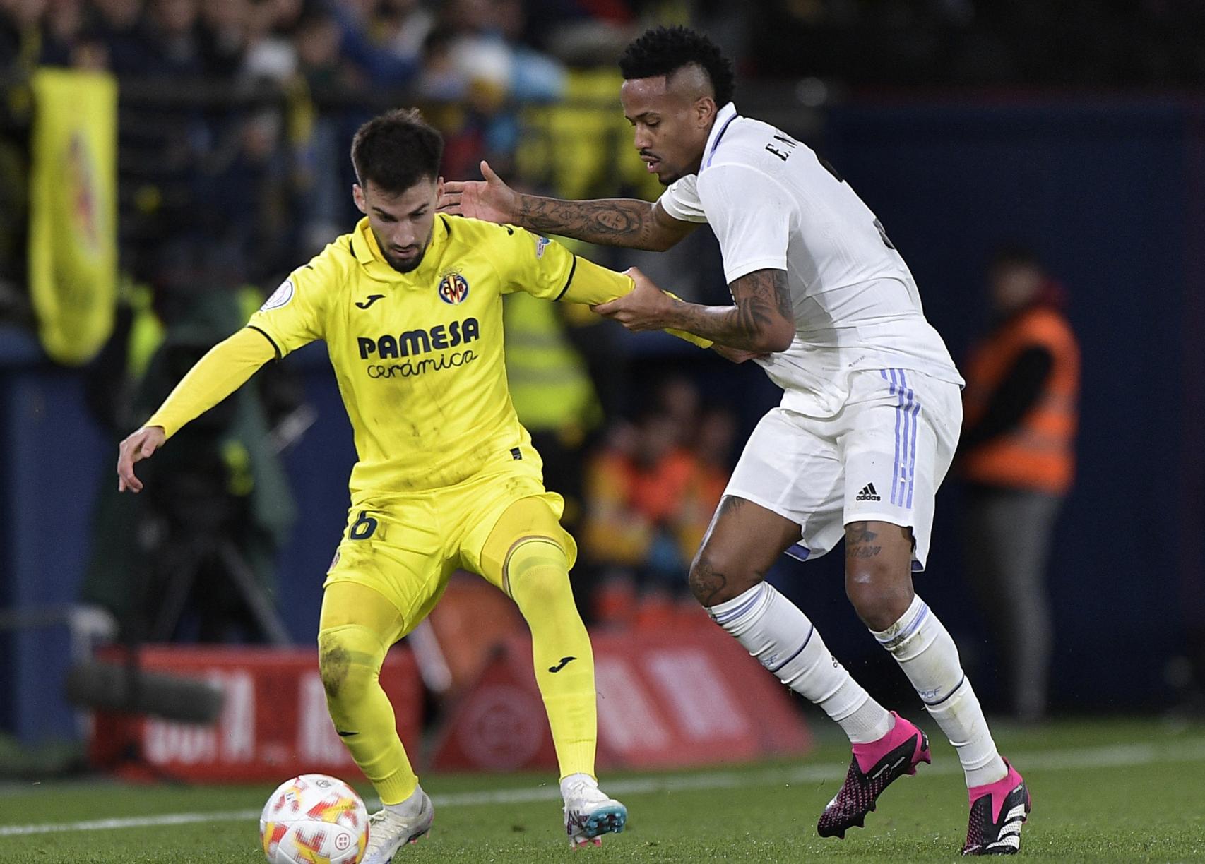 Baena y Militao, en el Villarreal-Real Madrid