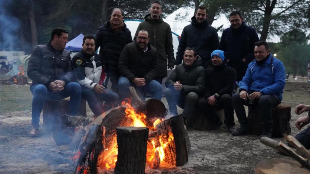 Motauros, en Tordesillas, con el alcalde en el centro