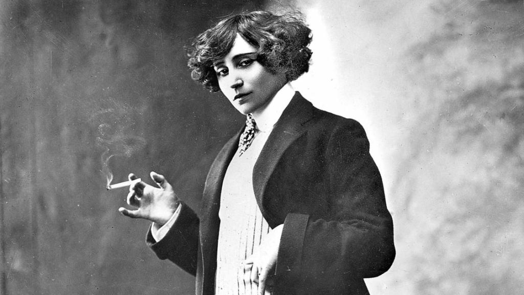 Colette, fotografiada por Henri Manuel