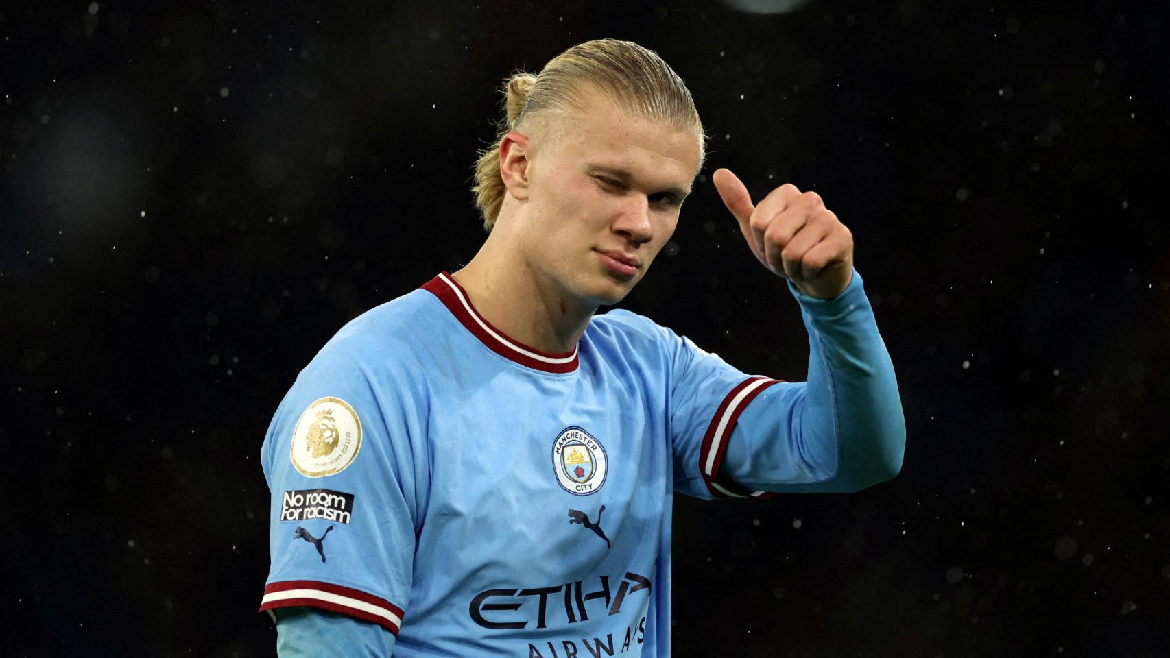 Erling Haaland, con el Manchester City
