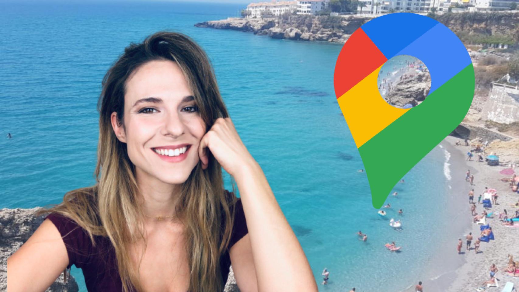 Montaje de Nerja y Nikki García hecho por EL ESPAÑOL de Málaga.