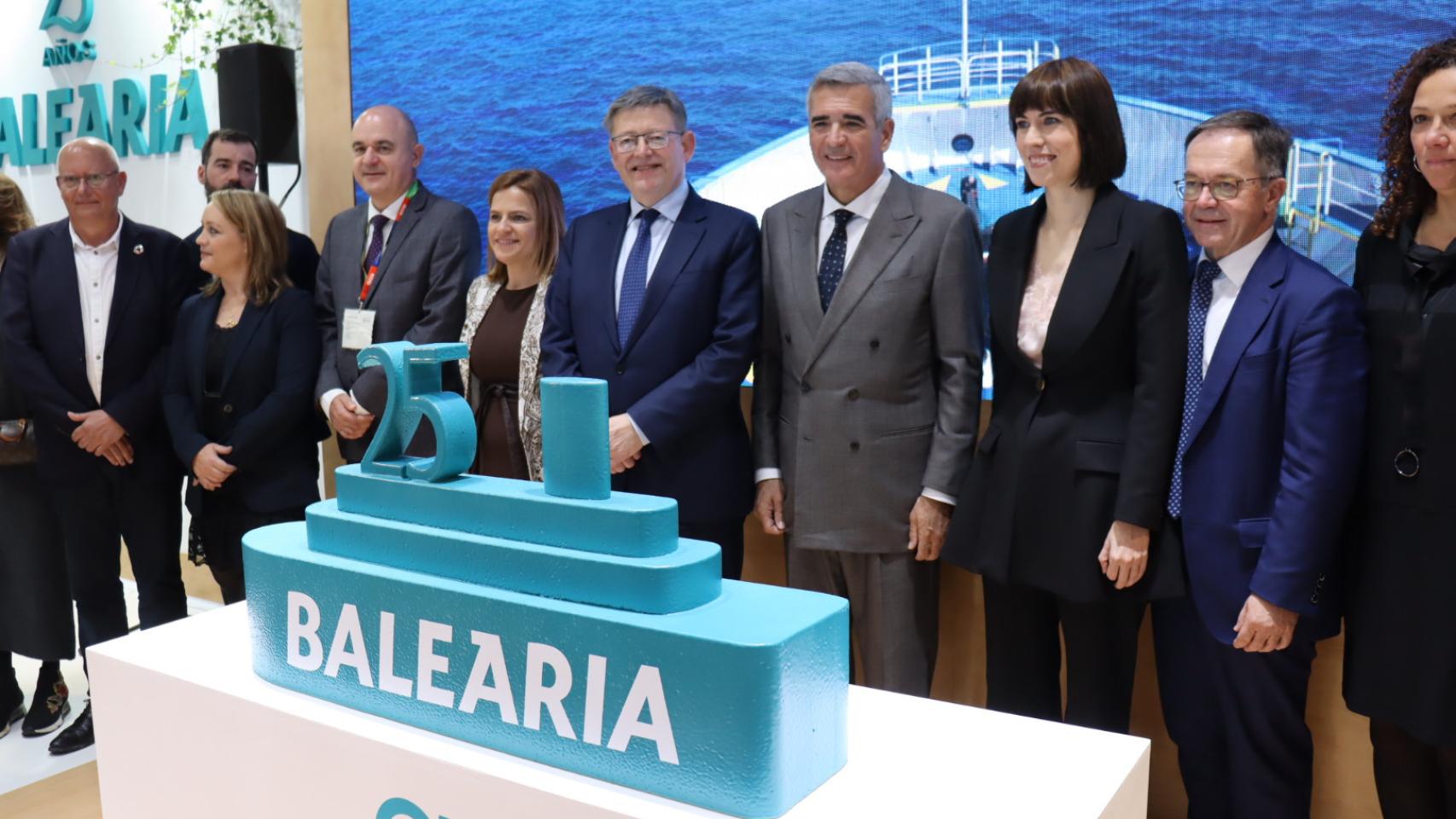 Baleària celebra sus 25 años de historia convertida en la naviera líder en España