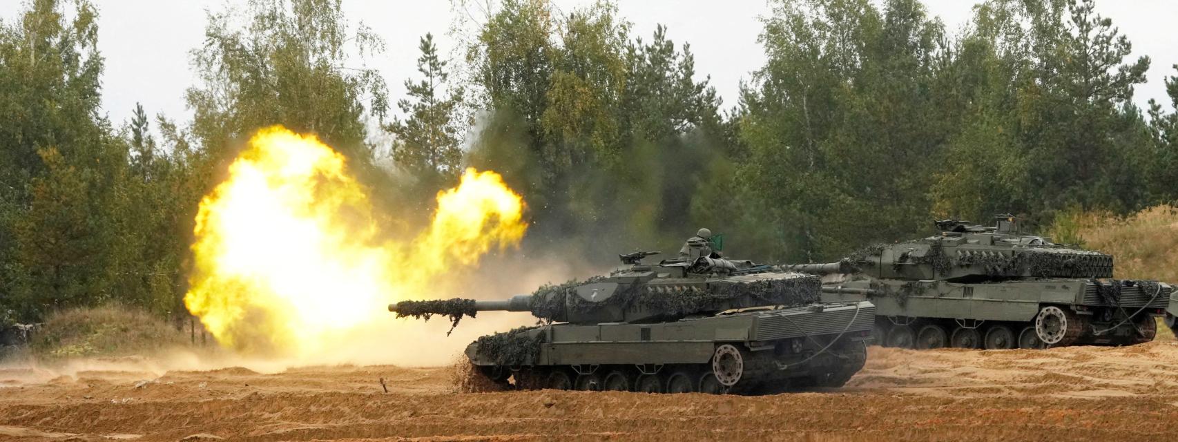 Un tanque Leopard 2.