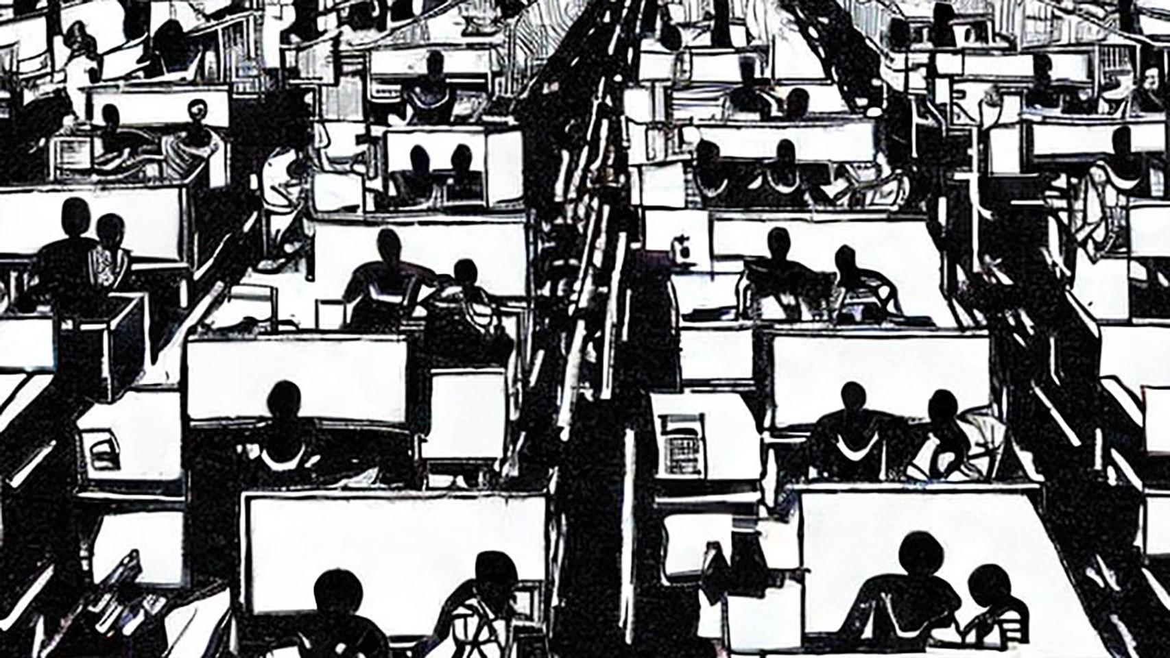 Imagen generada por IA que representa a los trabajadores afectados.