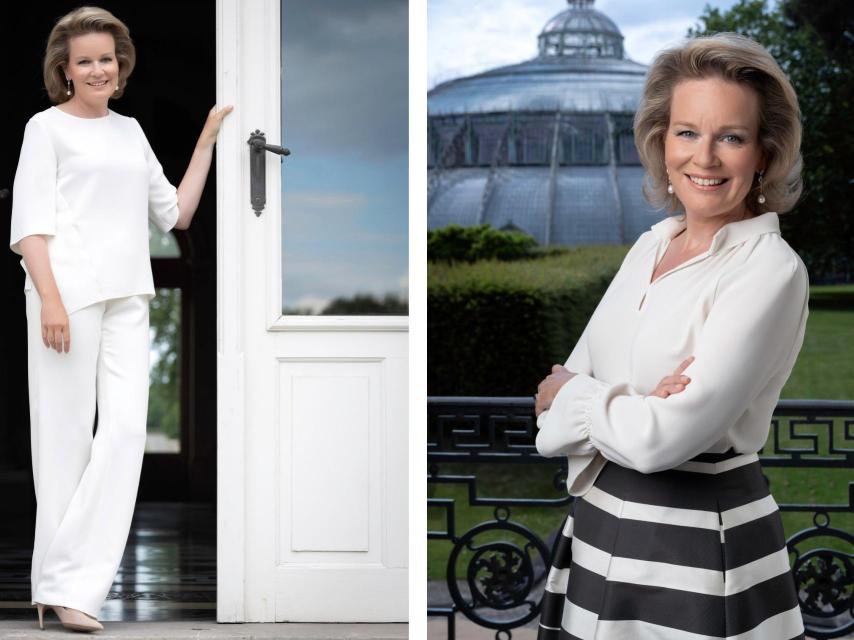 Los dos nuevos retratos oficiales de la Reina.