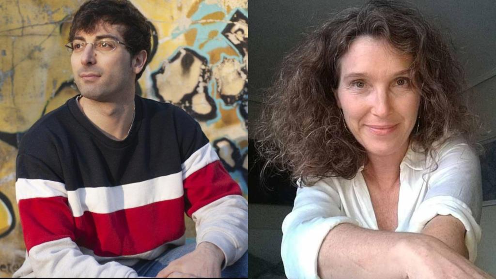 Los candidatos de IU y Podemos a las elecciones municipales de Palencia, Rodrigo San Martín y Eva María Otero.