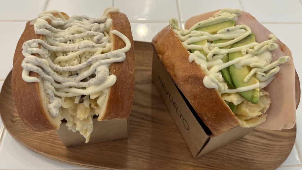 Revueltos de trufa y aguacate.