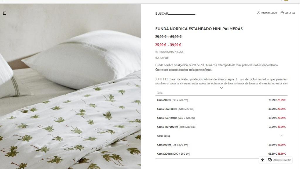 Funda nórdica estampado.
