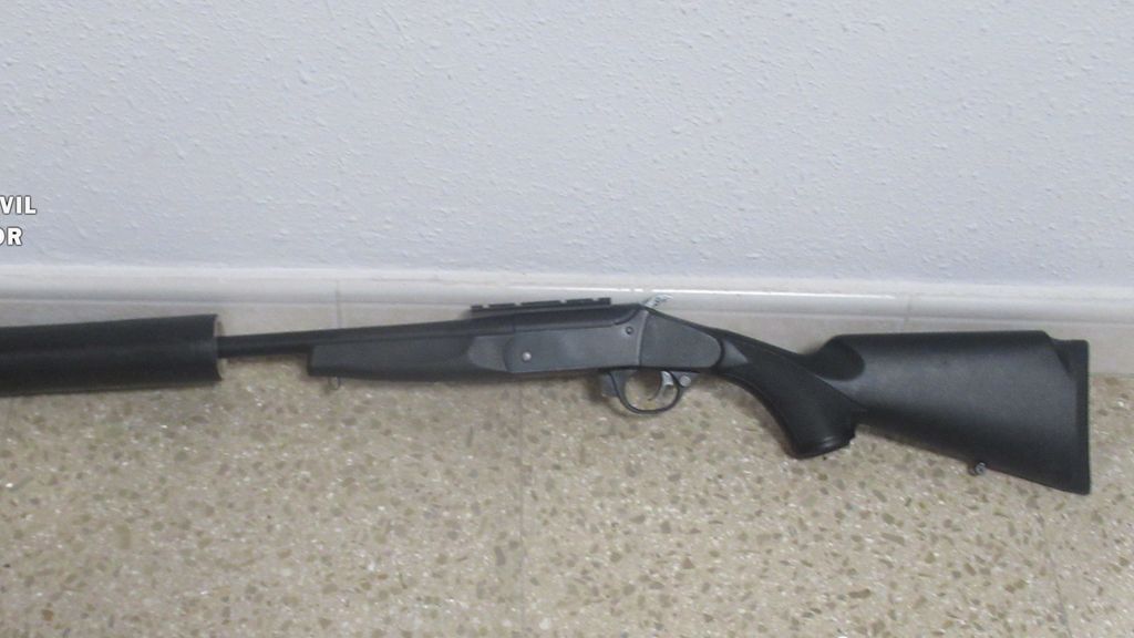 Armas intervenidas por la Guardia Civil