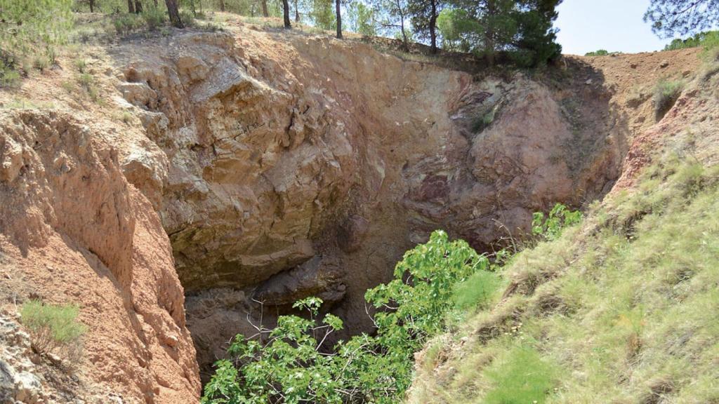 Las dolinas del domo salino de Pinoso.