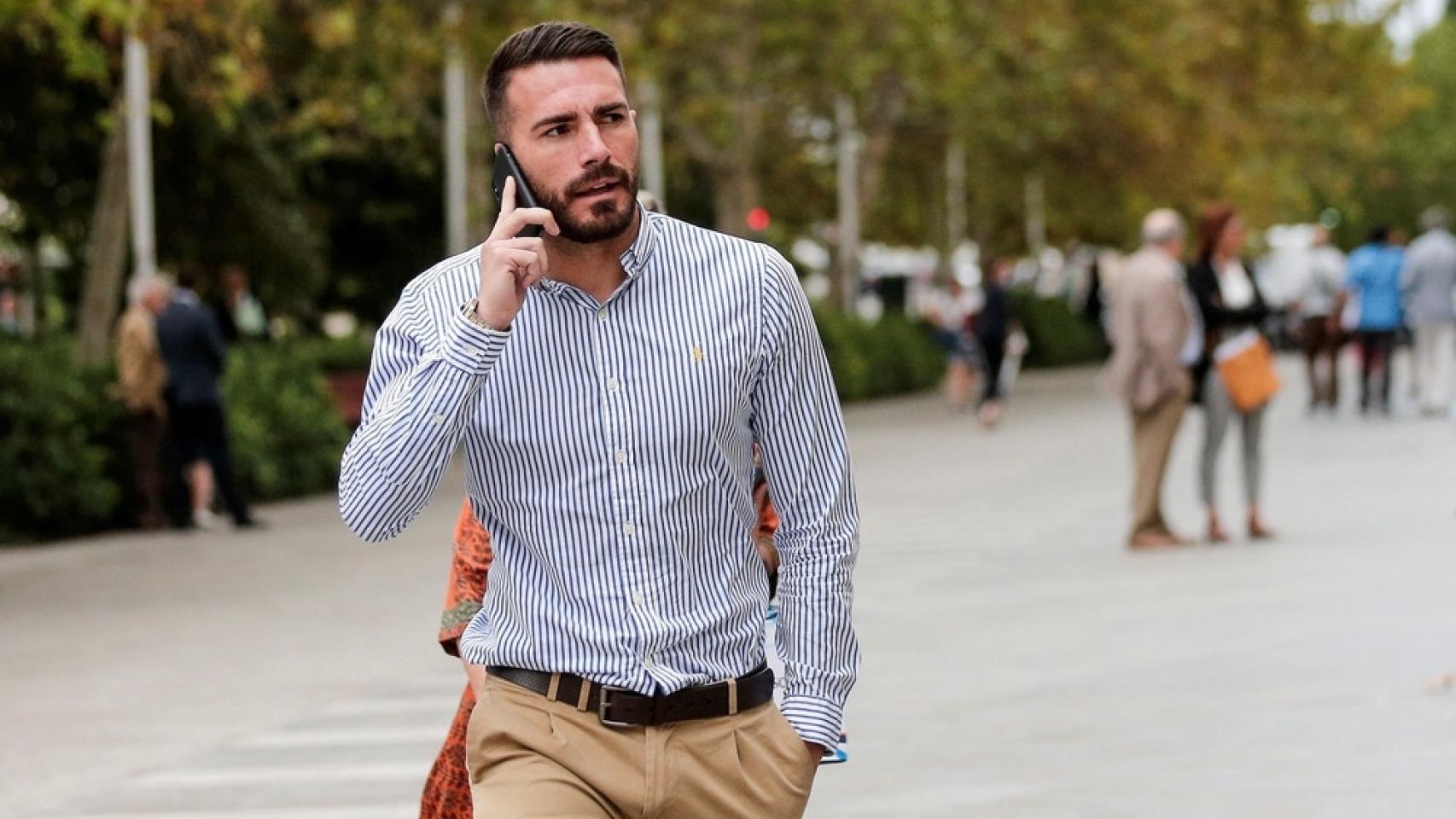 Xavi Torres a su llegada a los Juzgados