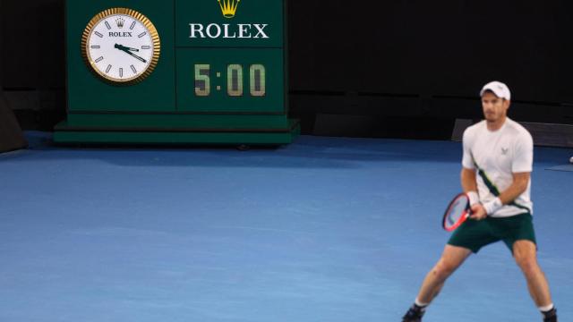 Andy Murray, jugando a las 3 de la mañana.